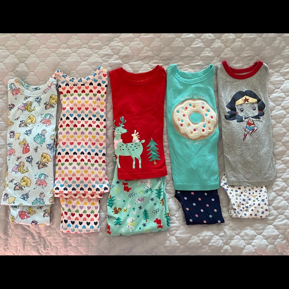 EUC Toddler Girl PJ Bundle size 4T